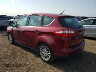 2013 Ford C-Max Energi SEL with VIN 1FADP5CU3DL520955, listed as a Copart auction lot 65152994 with 89,515 mi miles and Salvage Title. Bid and sale history available at carsss.com. Image 2.