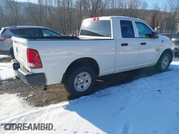 2021 Ram 1500 Tradesman with VIN 1C6RR6FG5MS513105, listed as a IAAI auction lot 41309245 with 133,512 mi miles and . Bid and sale history available at DreamBid. Image 4.
