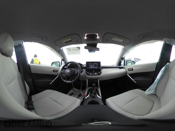 2022 Toyota Corolla Cross L with VIN 7MUAAABG3NV040858, listed as a IAAI auction lot 41471785 with 37,403 mi miles and . Bid and sale history available at DreamBid. Image 24.