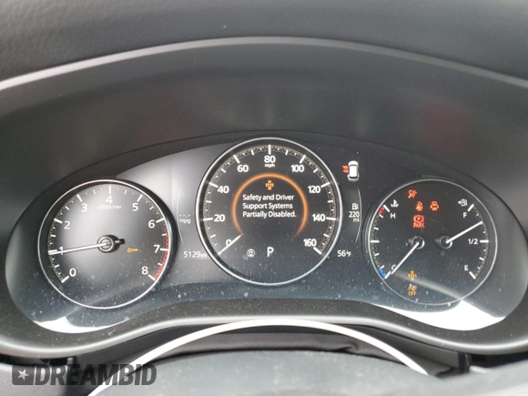 2024 Mazda CX-50 S Select with VIN 7MMVABAM5RN204566, listed as a Copart auction lot 57292855 with 5,129 mi miles and Salvage title. Bid and sale history available at DreamBid. Image 9.