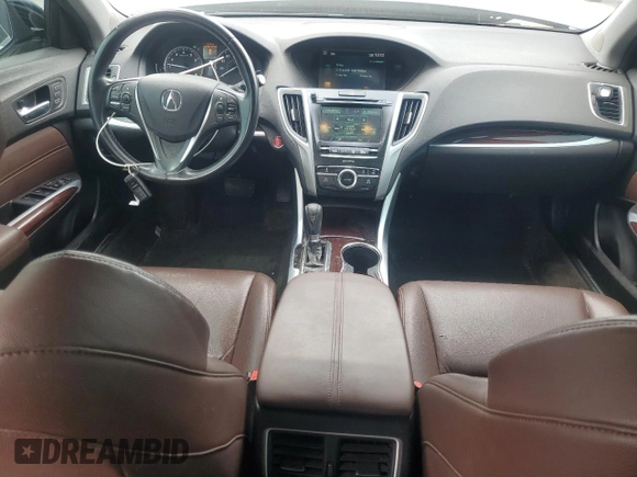 2015 Acura TLX with VIN 19UUB1F33FA024462, listed as a Copart auction lot 60557835 with 173,738 mi miles and Salvage title. Bid and sale history available at DreamBid. Image 8.