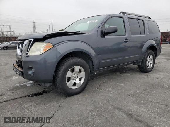 2010 Nissan Pathfinder S with VIN 5N1AR1NB2AC617678, listed as a Copart auction lot 60283515 with 150,592 mi miles and Salvage title. Bid and sale history available at DreamBid. Image 1.