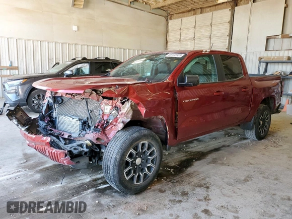2023 Chevrolet Colorado 2WD LT с VIN 1GCPSCEK3P1136566, выставлен на аукционе Copart как лот 59122925 с пробегом 41 293 миль миль и Списание • Salvage title. История ставок и продаж доступна на DreamBid. Изображение 1.
