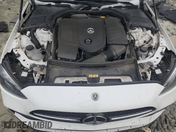 2023 Mercedes-Benz C 300 with VIN W1KAF4HB2PR079084, listed as a Copart auction lot 44204085 with 20,538 mi miles and Salvage Title. Bid and sale history available at DreamBid. Image 12.