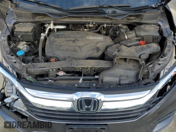 2019 Honda Odyssey EX-L with VIN 5FNRL6H78KB077870, listed as a Copart auction lot 45572505 with 88,417 mi miles and Salvage Title. Bid and sale history available at carsss.com. Image 12.
