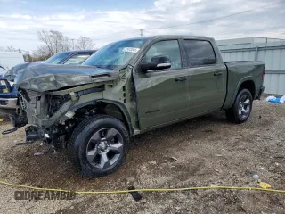 2021 Ram 1500 Big Horn z VIN 1C6SRFFT9MN662288, wystawiony jako Copart lot #52413545 z przebiegiem 95 060 mil mil oraz Szkoda całkowita • Salvage title. Historia ofert i sprzedaży dostępna na DreamBid. Obrazek 1.