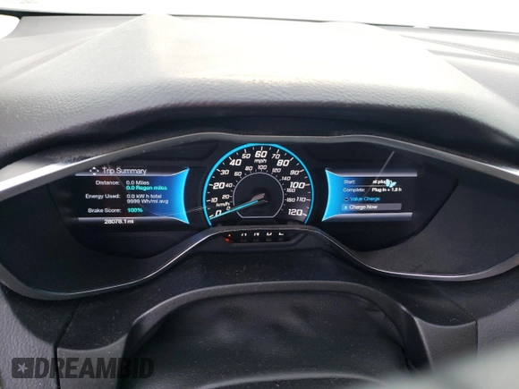 2016 Ford Focus Electric z VIN 1FADP3R46GL293146, wystawiony jako Copart lot #81911153 z przebiegiem 28 078 mil mil oraz . Historia ofert i sprzedaży dostępna na DreamBid. Obrazek 9.