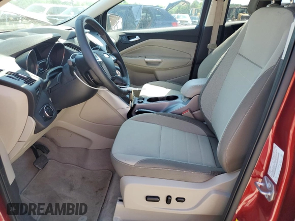 2014 Ford Escape SE with VIN 1FMCU0GX2EUD62962, listed as a Copart auction lot 54368775 with 63,495 mi miles and Salvage Title. Bid and sale history available at DreamBid. Image 7.
