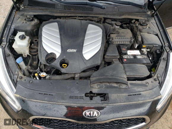 2015 Kia Cadenza Premium with VIN KNALN4D79F5172906, listed as a Copart auction lot 55806954 with 119,588 mi miles and Salvage Title. Bid and sale history available at carsss.com. Image 11.