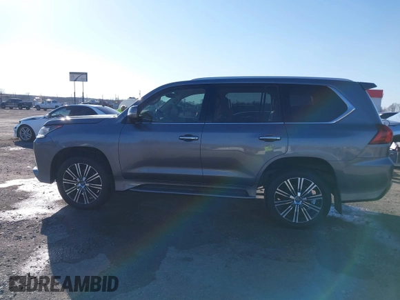 2019 Lexus LX 570 with VIN JTJHY7AX2K4285065, listed as a IAAI auction lot 41483475 with 82,388 mi miles and . Bid and sale history available at DreamBid. Image 14.