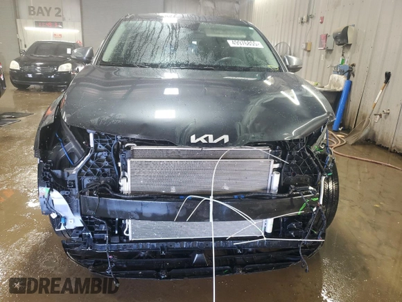 2023 Kia Sportage EX with VIN 5XYK33AF7PG124551, listed as a Copart auction lot 49976855 with 17,593 mi miles and Salvage Title. Bid and sale history available at carsss.com. Image 5.
