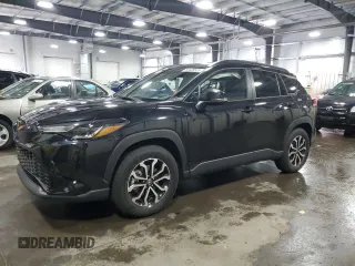 2025 Toyota Corolla Cross Hybrid S with VIN 7MUFBABG9SV065228, listed as a Copart auction lot 58408535 with 14,965 mi miles and Salvage title. Bid and sale history available at DreamBid. Image 1.