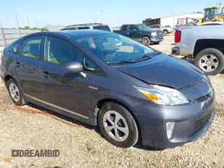 2013 Toyota Prius One with VIN JTDKN3DU1D1618162, listed as a IAAI auction lot 42003928 with 199,477 mi miles. Bid and sale history available at carsss.com. Image 1.