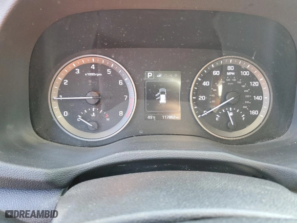 2016 Hyundai Tucson SE with VIN KM8J33A46GU209580, listed as a Copart auction lot 47759235 with 117,862 mi miles and Salvage Title. Bid and sale history available at carsss.com. Image 9.