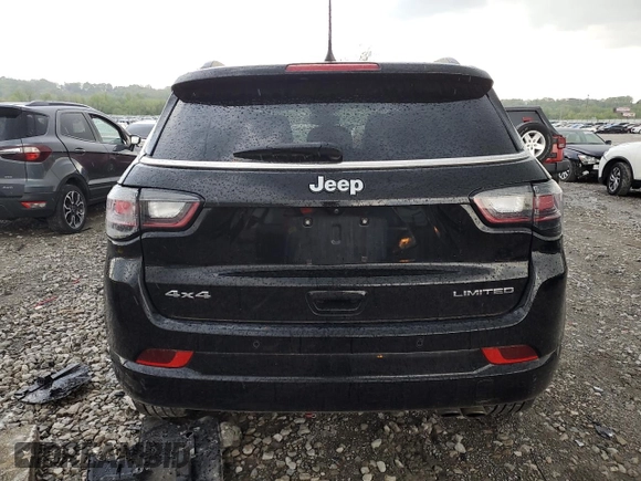 2022 Jeep Compass Limited with VIN 3C4NJDCB1NT144903, listed as a Copart auction lot 54346455 with 111,261 mi miles and Salvage title. Bid and sale history available at DreamBid. Image 6.