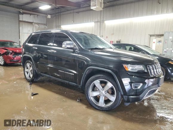 2014 Jeep Grand Cherokee Limited with VIN 1C4RJFBG6EC288985, listed as a Copart auction lot 49744975 with 109,052 mi miles and Salvage Title. Bid and sale history available at carsss.com. Image 4.