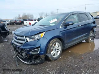 2017 Ford Edge SEL with VIN 2FMPK4J9XHBB45727, listed as a IAAI auction lot 41942601 with 82,010 mi miles. Bid and sale history available at carsss.com. Image 2.
