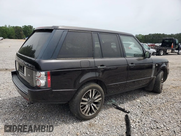 2010 Land Rover Range Rover HSE with VIN SALME1D41AA327565, listed as a Copart auction lot 56504005 with 122,900 mi miles and Clean title. Bid and sale history available at DreamBid. Image 3.