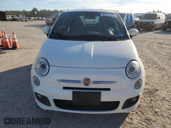 2014 FIAT 500 Sport with VIN 3C3CFFBR0ET223048, listed as a Copart auction lot 82674764 with 94,604 mi miles and Salvage Title. Bid and sale history available at carsss.com. Image 5.