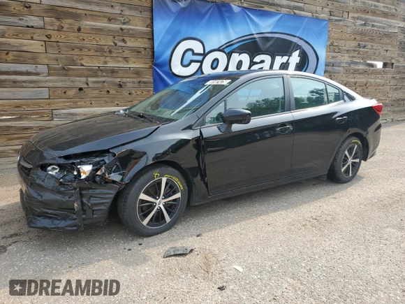 2022 Subaru Impreza Premium z VIN 4S3GKAV6XN3604642, wystawiony jako Copart lot #59187475 z przebiegiem 73 471 mil mil oraz Czysty tytuł • Clean title. Historia ofert i sprzedaży dostępna na DreamBid. Obrazek 1.