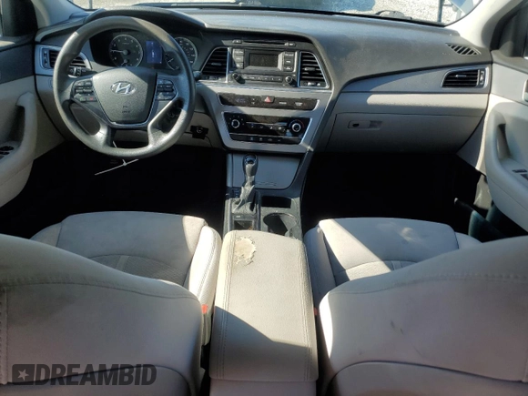 2016 Hyundai Sonata SE with VIN 5NPE24AF4GH402546, listed as a Copart auction lot 55767435 with 121,487 mi miles and Salvage Title. Bid and sale history available at carsss.com. Image 8.