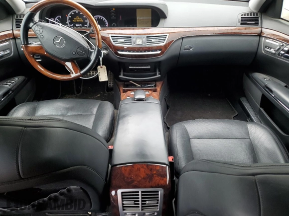 2010 Mercedes-Benz S 550 with VIN WDDNG7BB6AA332065, listed as a Copart auction lot 55071685 with 209,325 mi miles and Salvage Title. Bid and sale history available at DreamBid. Image 8.