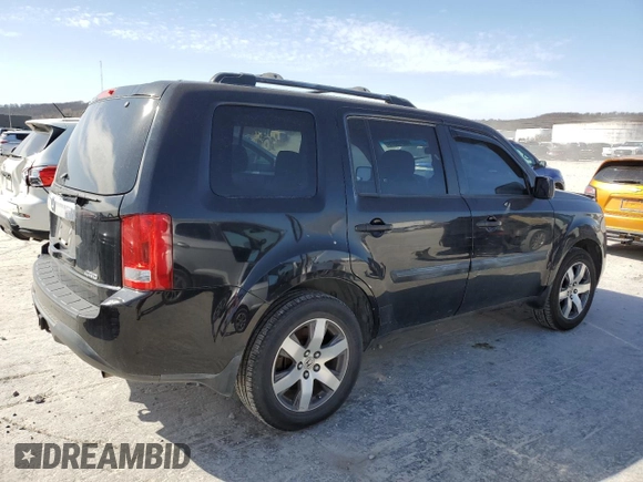 2013 Honda Pilot LX with VIN 5FNYF4H28DB033124, listed as a Copart auction lot 48775575 with 190,663 mi miles and Clean Title. Bid and sale history available at DreamBid. Image 3.