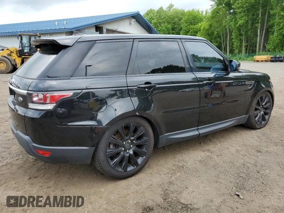 2016 Land Rover Range Rover Sport SE with VIN SALWG2VF2GA642053, listed as a Copart auction lot 58168435 with 93,753 mi miles and Clean title. Bid and sale history available at DreamBid. Image 3.