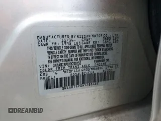 2017 Nissan Sentra S with VIN 3N1AB7AP0HY228152, listed as a Copart auction lot 59501525 with 109,592 mi miles and Salvage title. Bid and sale history available at DreamBid. Image 13.