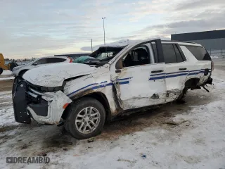 2022 Chevrolet Tahoe Commercial with VIN 1GNSKLED4NR293637, listed as a Copart auction lot 82760844 with 0 mi miles and Non Repairable. Bid and sale history available at carsss.com. Image 1.