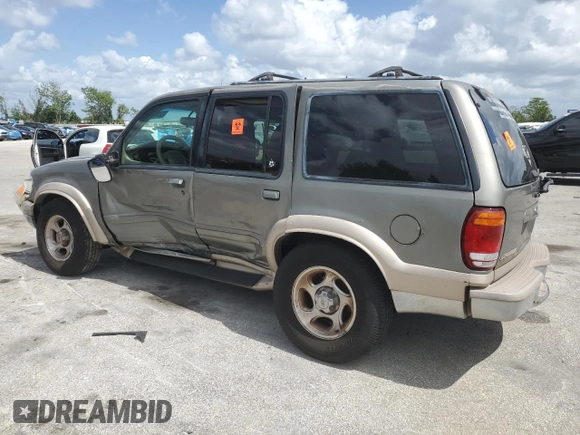 2000 Ford Explorer Eddie Bauer with VIN 1FMZU64E8YZB16294, listed as a Copart auction lot 52494655 with 196,168 mi miles and Salvage title. Bid and sale history available at DreamBid. Image 2.