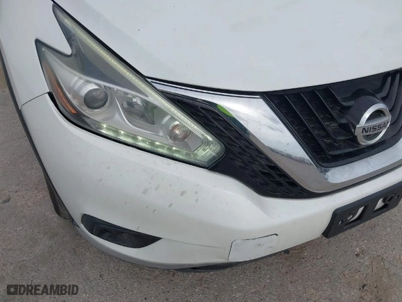 2015 Nissan Murano SL with VIN 5N1AZ2MG3FN200147, listed as a IAAI auction lot 42082639 with 165,407 mi miles. Bid and sale history available at carsss.com. Image 6.