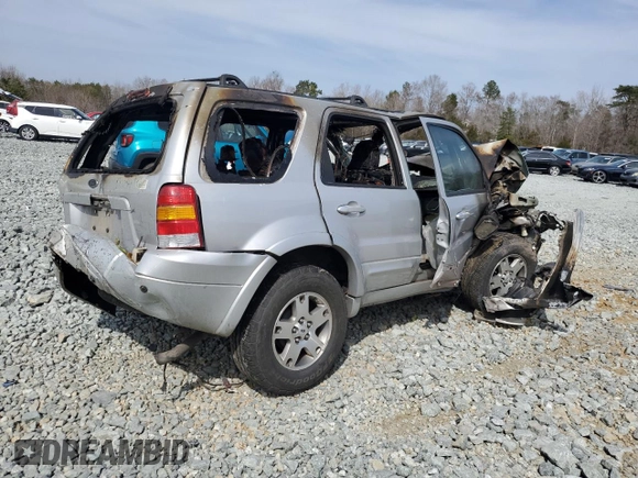 2005 Ford Escape Limited z VIN 1FMYU04115KA70415, wystawiony jako Copart lot #49111495 z przebiegiem Nie podano mil oraz Szkoda całkowita • Salvage title. Historia ofert i sprzedaży dostępna na DreamBid. Obrazek 3.