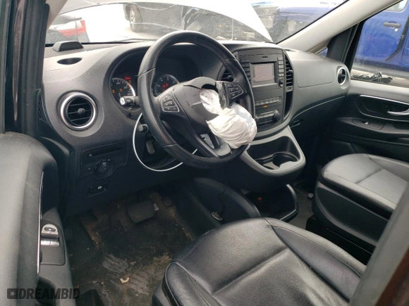 2016 Mercedes-Benz Metris Cargo Van with VIN WD3PG2EAXG3171266, listed as a Copart auction lot 43595185 with 101,889 mi miles and Salvage Title. Bid and sale history available at carsss.com. Image 8.