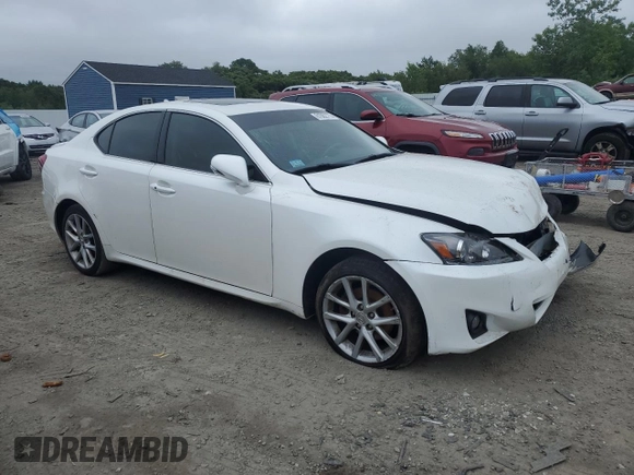 2013 Lexus IS 250 with VIN JTHCF5C22D5063811, listed as a Copart auction lot 61062115 with 154,854 mi miles and Clean title. Bid and sale history available at DreamBid. Image 4.