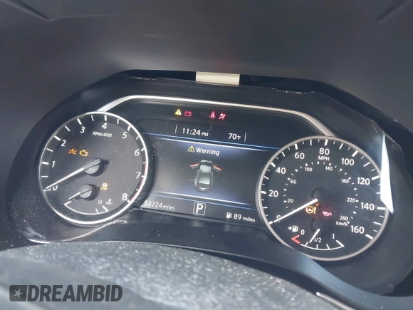 2019 Nissan Maxima SV with VIN 1N4AA6AV0KC379040, listed as a IAAI auction lot 42003805 with 53,724 mi miles and . Bid and sale history available at DreamBid. Image 7.