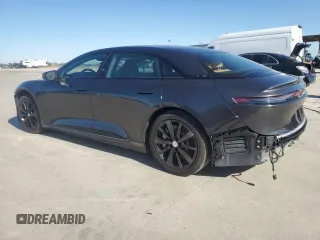 2024 Lucid Air Grand Touring with VIN 50EA1GBA4RA007729, listed as a Copart auction lot 42132885 with 5,276 mi miles and Salvage Title. Bid and sale history available at carsss.com. Image 2.