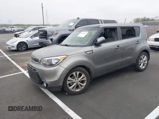 2016 Kia Soul + with VIN KNDJP3A50G7257303, listed as a IAAI auction lot 41878177 with 66,483 mi miles. Bid and sale history available at carsss.com. Image 2.