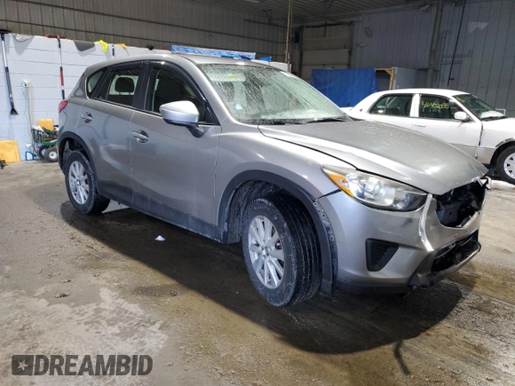 2014 Mazda CX-5 Sport with VIN JM3KE4BE9E0377581, listed as a Copart auction lot 46024385 with 89,087 mi miles and Salvage Title. Bid and sale history available at carsss.com. Image 4.