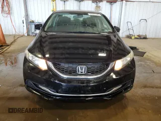 2014 Honda Civic LX with VIN 19XFB2F57EE202917, listed as a Copart auction lot 55391425 with 127,198 mi miles and Salvage Title. Bid and sale history available at carsss.com. Image 5.