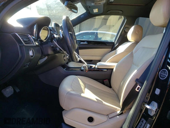 2017 Mercedes-Benz GLS 450 with VIN 4JGDF6EE4HA985850, listed as a Copart auction lot 81514863 with 47,816 mi miles and . Bid and sale history available at DreamBid. Image 7.