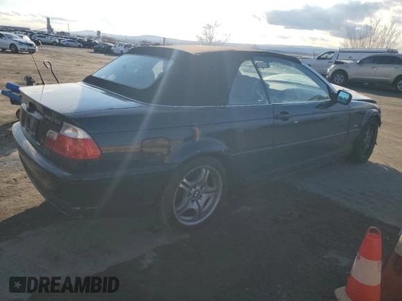 2002 BMW 3 Series 330Ci with VIN WBABS53422JU94743, listed as a Copart auction lot 88732185 with 121,565 mi miles and Clean Title. Bid and sale history available at carsss.com. Image 3.