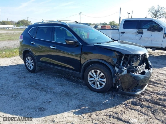 2015 Nissan Rogue SV with VIN 5N1AT2MV9FC750464, listed as a IAAI auction lot 41694397 with 200754 miles. Bid and sale history available at carsss.com. Image 1.