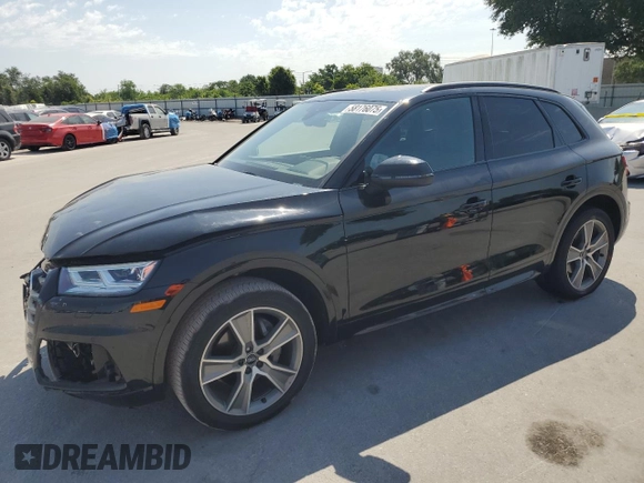 2019 Audi Q5 Premium Plus with VIN WA1BNAFY0K2115034, listed as a Copart auction lot 58176075 with 78,705 mi miles and Non repairable. Bid and sale history available at DreamBid. Image 1.
