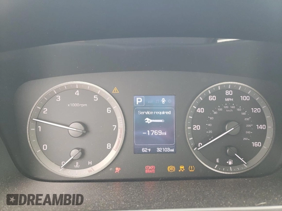 2017 Hyundai Sonata Sport with VIN 5NPE34AF4HH557449, listed as a Copart auction lot 53828695 with 32,103 mi miles and Salvage Title. Bid and sale history available at carsss.com. Image 9.