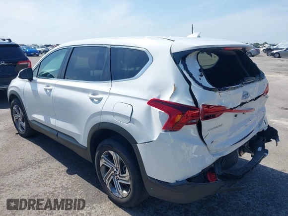 2023 Hyundai Santa Fe SE with VIN 5NMS14AJ3PH626107, listed as a IAAI auction lot 41826756 with 17,552 mi miles. Bid and sale history available at carsss.com. Image 3.