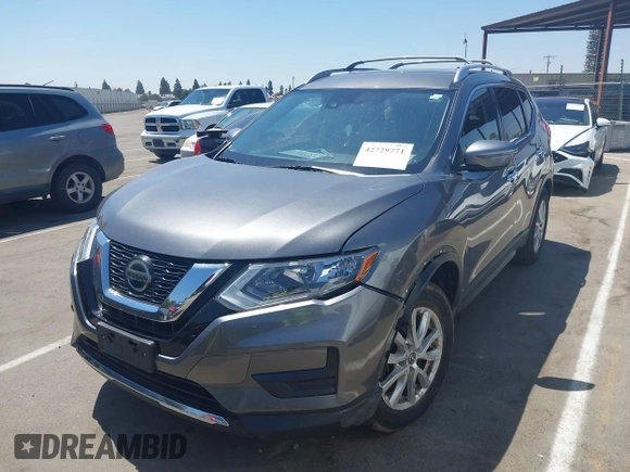 2019 Nissan Rogue SV with VIN JN8AT2MTXKW261572, listed as a IAAI auction lot 42729771 with 161,182 mi miles and . Bid and sale history available at DreamBid. Image 22.