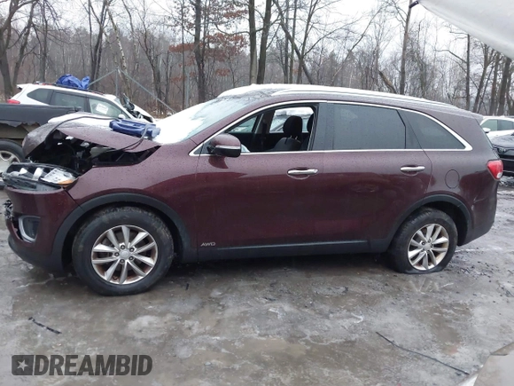 2016 Kia Sorento LX with VIN 5XYPGDA32GG128755, listed as a IAAI auction lot 41025327 with 166,424 mi miles. Bid and sale history available at carsss.com. Image 14.