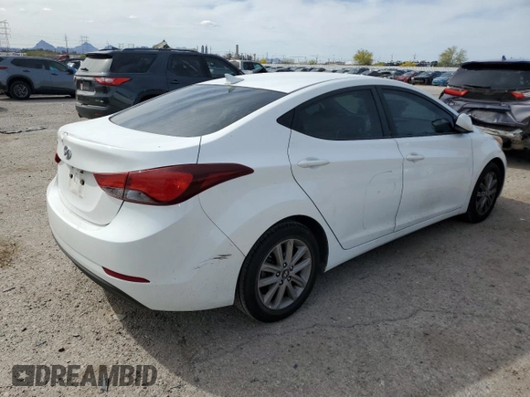 2014 Hyundai Elantra SE with VIN 5NPDH4AE3EH495669, listed as a Copart auction lot 50342015 with 110,326 mi miles and Salvage Title. Bid and sale history available at DreamBid. Image 3.