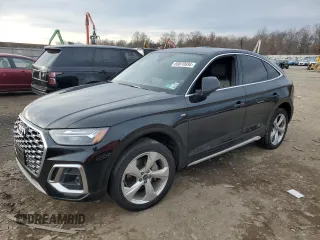 2023 Audi Q5 Sportback S line Premium Plus with VIN WA15AAFY2P2069934, listed as a Copart auction lot 83076934 with Not provided miles and Salvage title. Bid and sale history available at DreamBid. Image 1.
